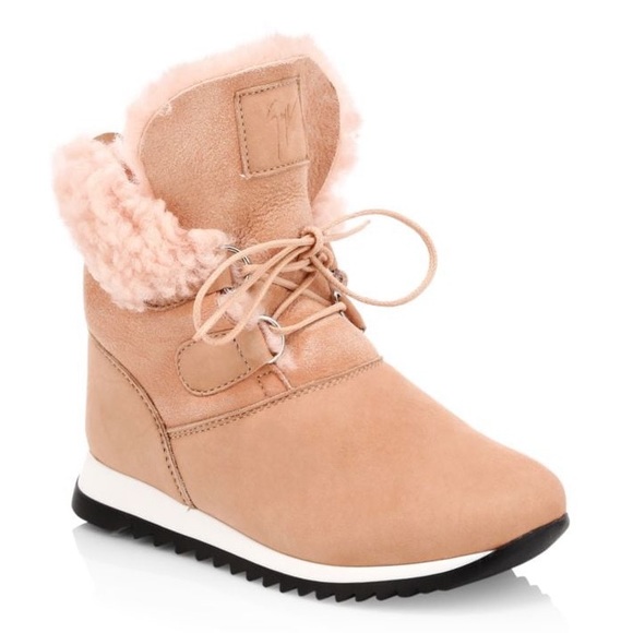 giuseppe zanotti jr NEW girls shearling boots - Picture 4 of 8